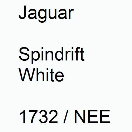 Jaguar, Spindrift White, 1732 / NEE.